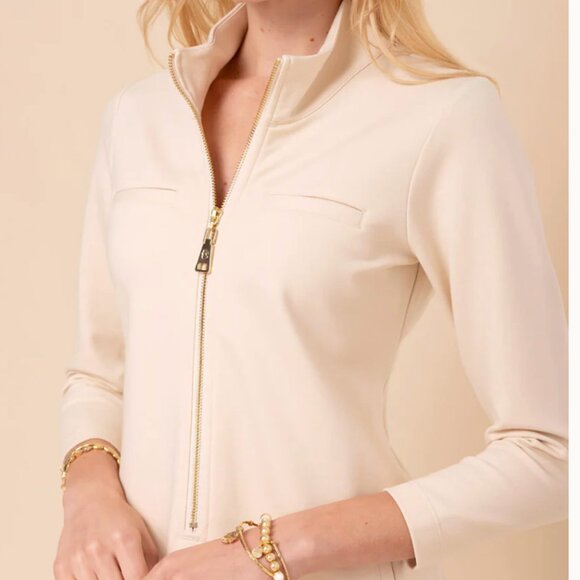 BEST SELLER. Spartina 449 Michelle Ponte Dress in Alabaster size XS  NWT! - Picture 2 of 7